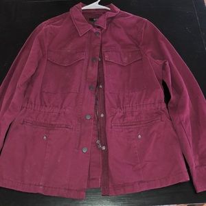 Maroon a.n.a jacket